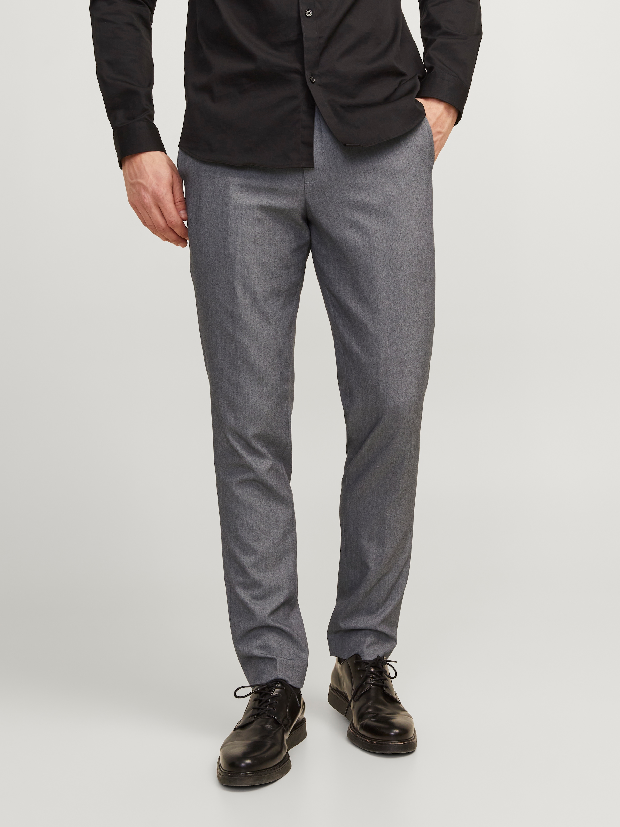 Jack & Jones Anzughose »JPRFRANCO  Hose mit schmalem Bein und cleanem Look«  meliert, modisch, slim fit, Kunstfaser