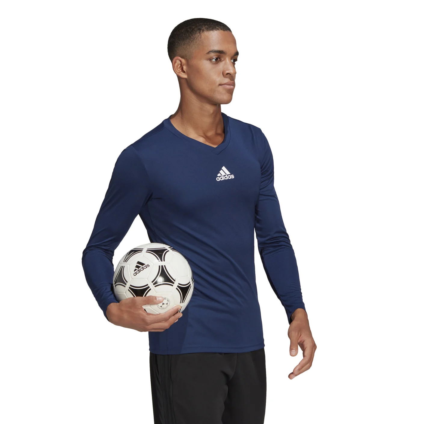 Adidas Team Ondershirt Lange Mouwen Donkerblauw