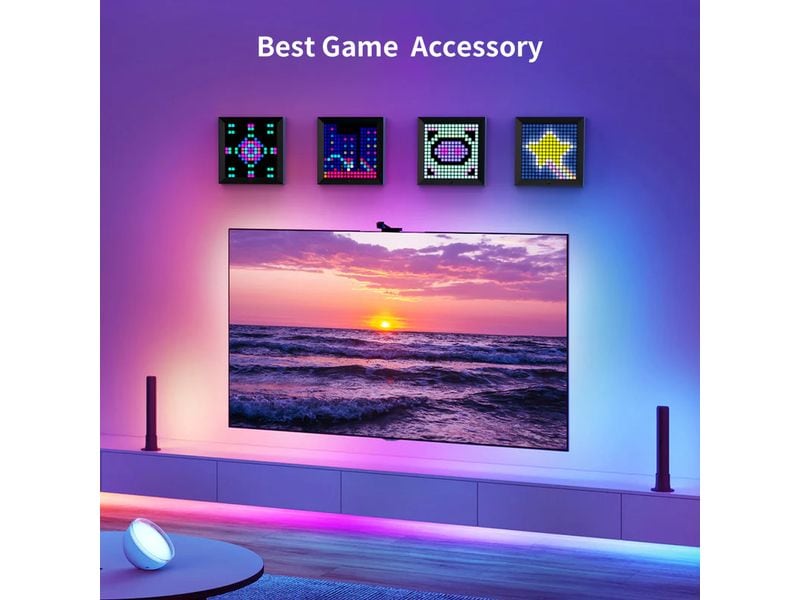 Divoom Pixoo 16 x 16 Pixel Art LED Display Programmierbarer Pixel Art LED-Bildschirm