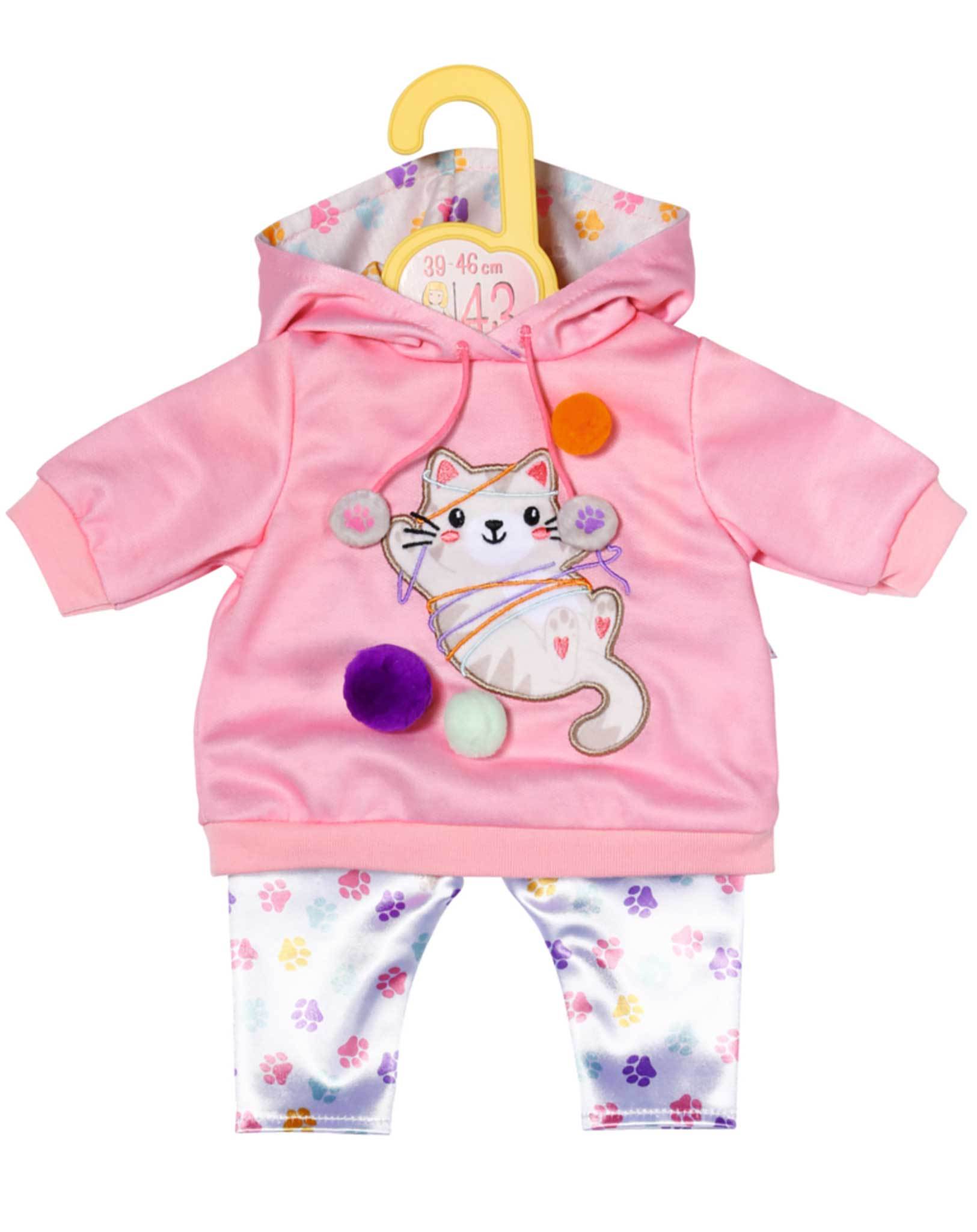 Dolly Moda Bekleidungsset KÄTZCHEN (43cm)