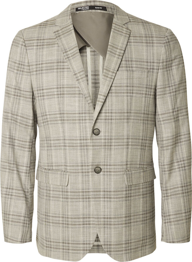 Selected Homme SLHSLIM-NEIL BROWN CHECK BLZ Brownie/sand