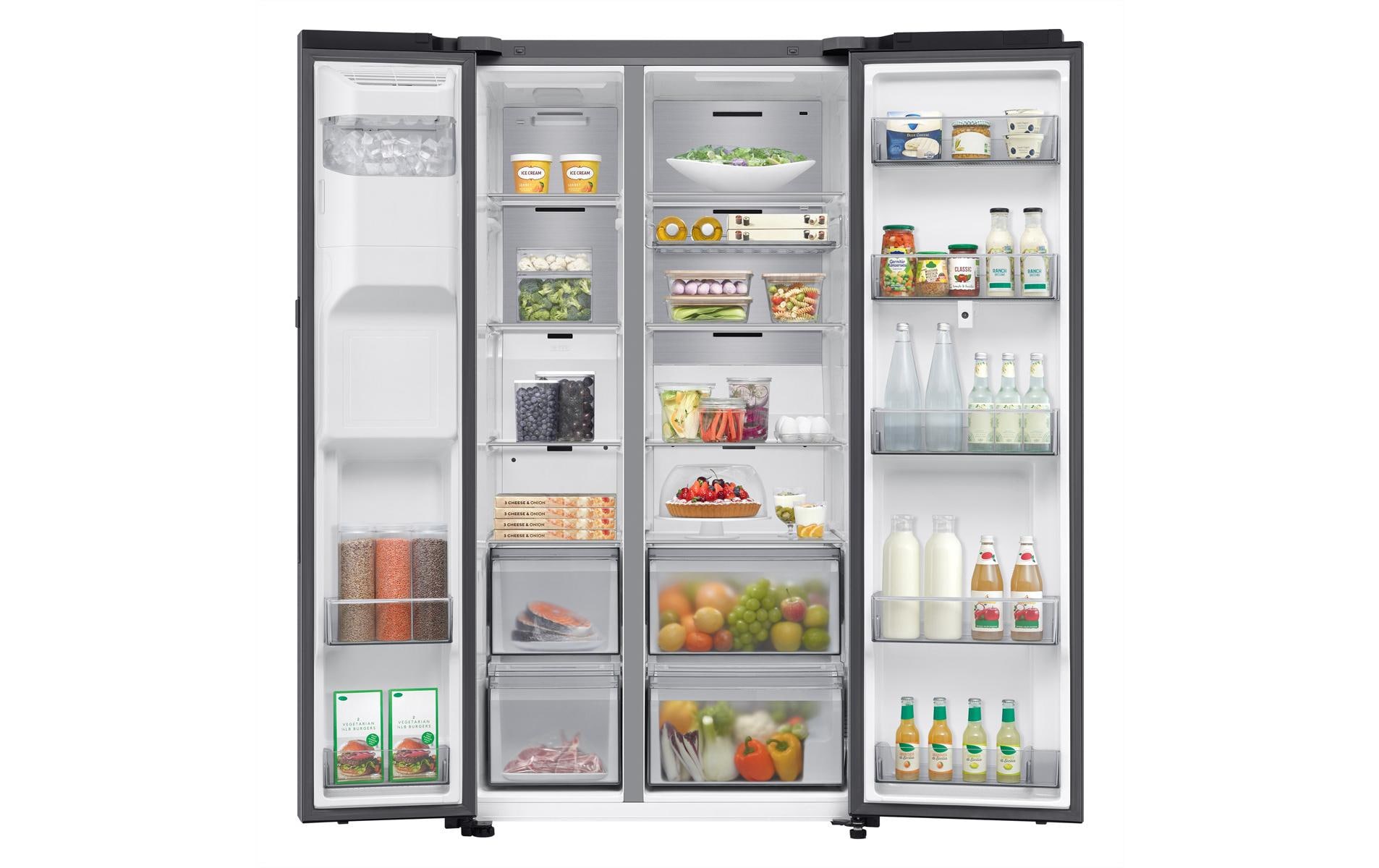 Foodcenter RS90F66BETWS Silber<br>Side by Side Kühl- und Gefrierteil