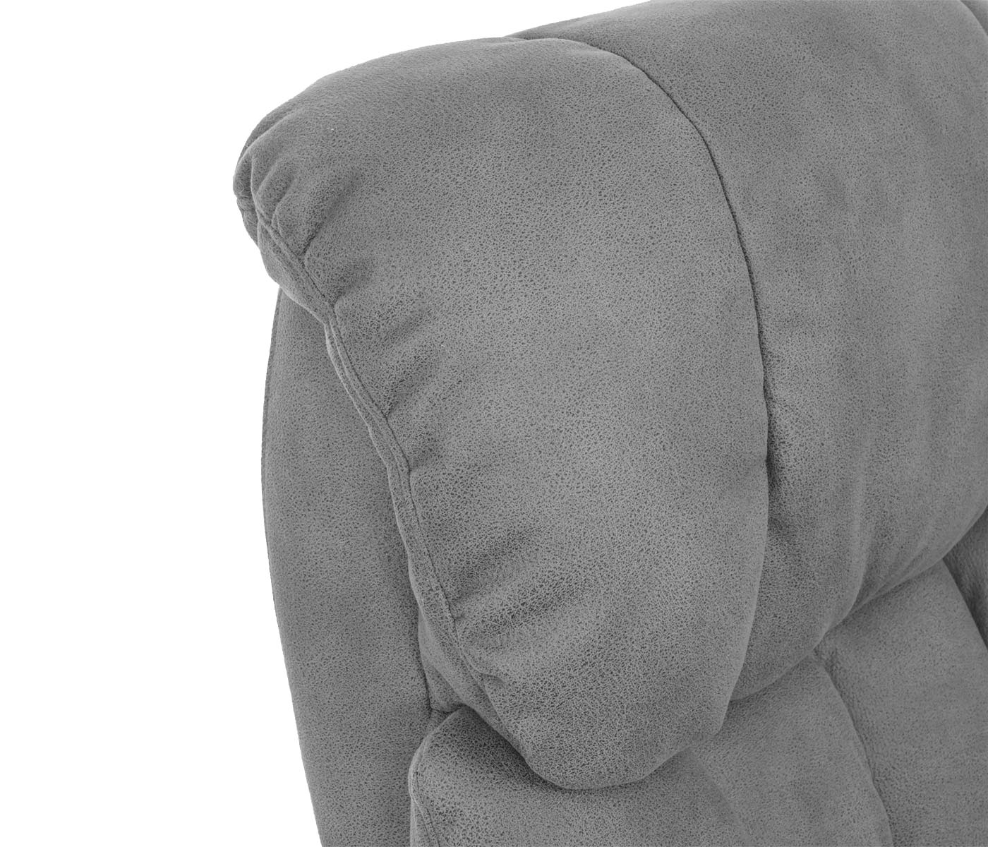 MCA Relaxsessel Windsor 2, Fernsehsessel Sessel, Stoff/Textil 150kg belastbar ~ hellgrau, naturbraun