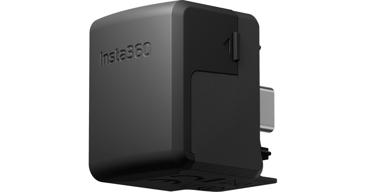 Insta360Quick Reader voor Insta360 Ace Serie kaartlezer  (Zwart, USB-C, Lightning)