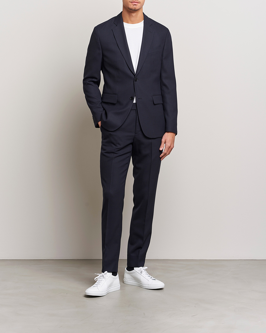 J.Lindeberg Hopper Active Hopsack Suit Navy