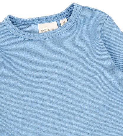 Petit Piao Bluse - Rib - Modal - Allure Blue