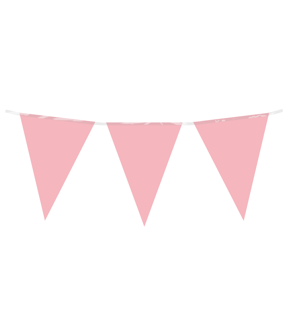 Roze Slinger Pastel 10m