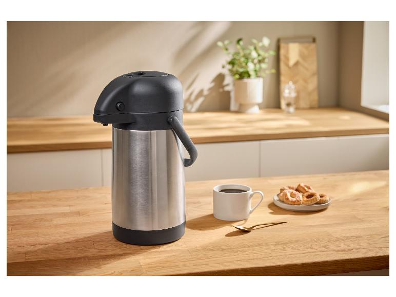 Thermoskan met pomp