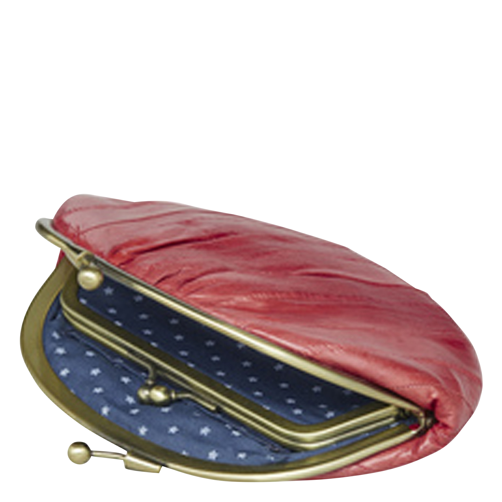 Porte-monnaie en cuir | Rouge