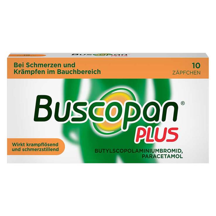 Buscopan plus Zäpfchen, 10 St