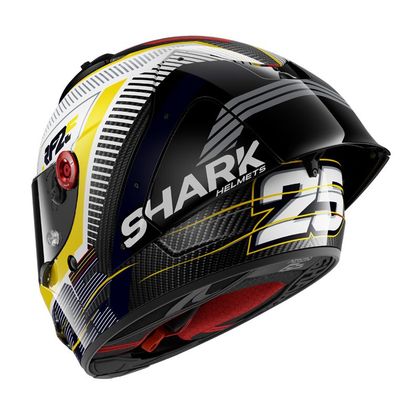 Casque Shark AERON-GP FULL REPLICA RAUL FERNANDEZ SIGNATURE - Blanc / Jaune