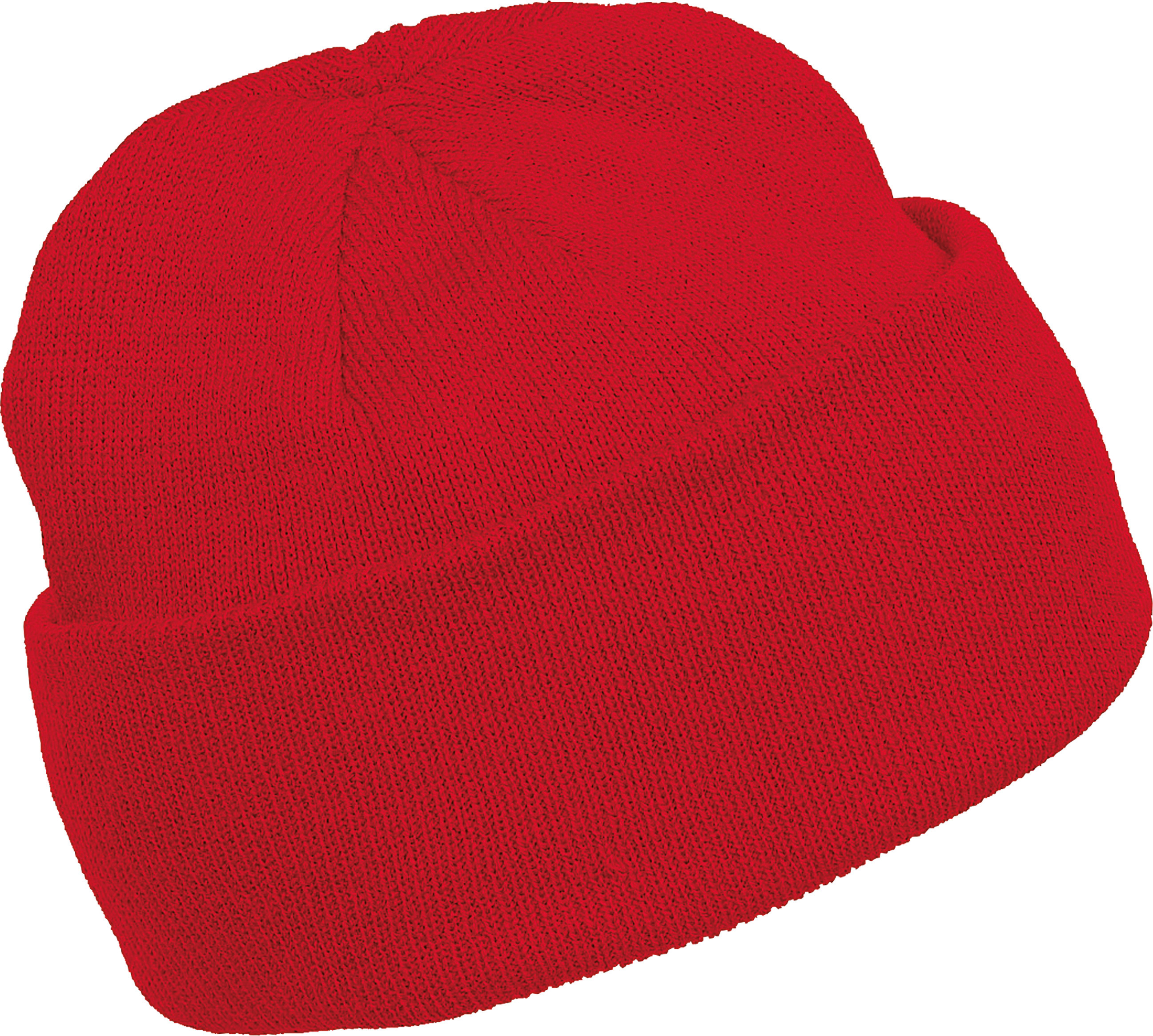 K-up KP031 - Bonnet Revers Doublé en Acrylique Confortable