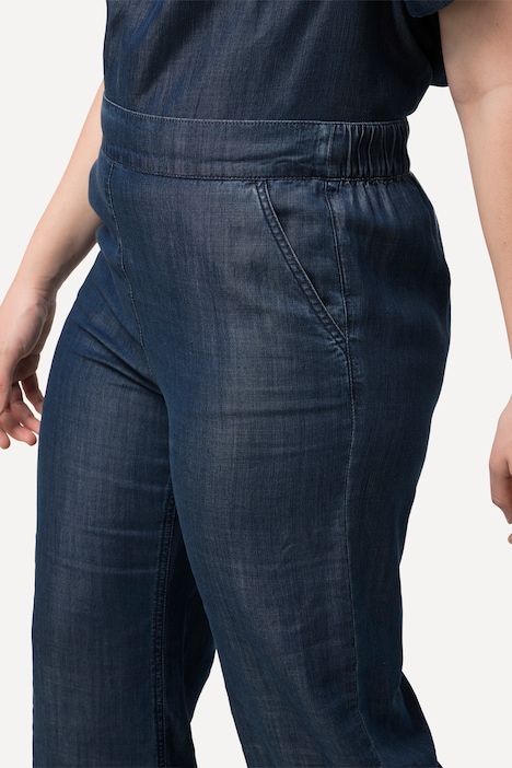 Lyocell-Hose, Jeansoptik, gerades Bein, Komfortbund