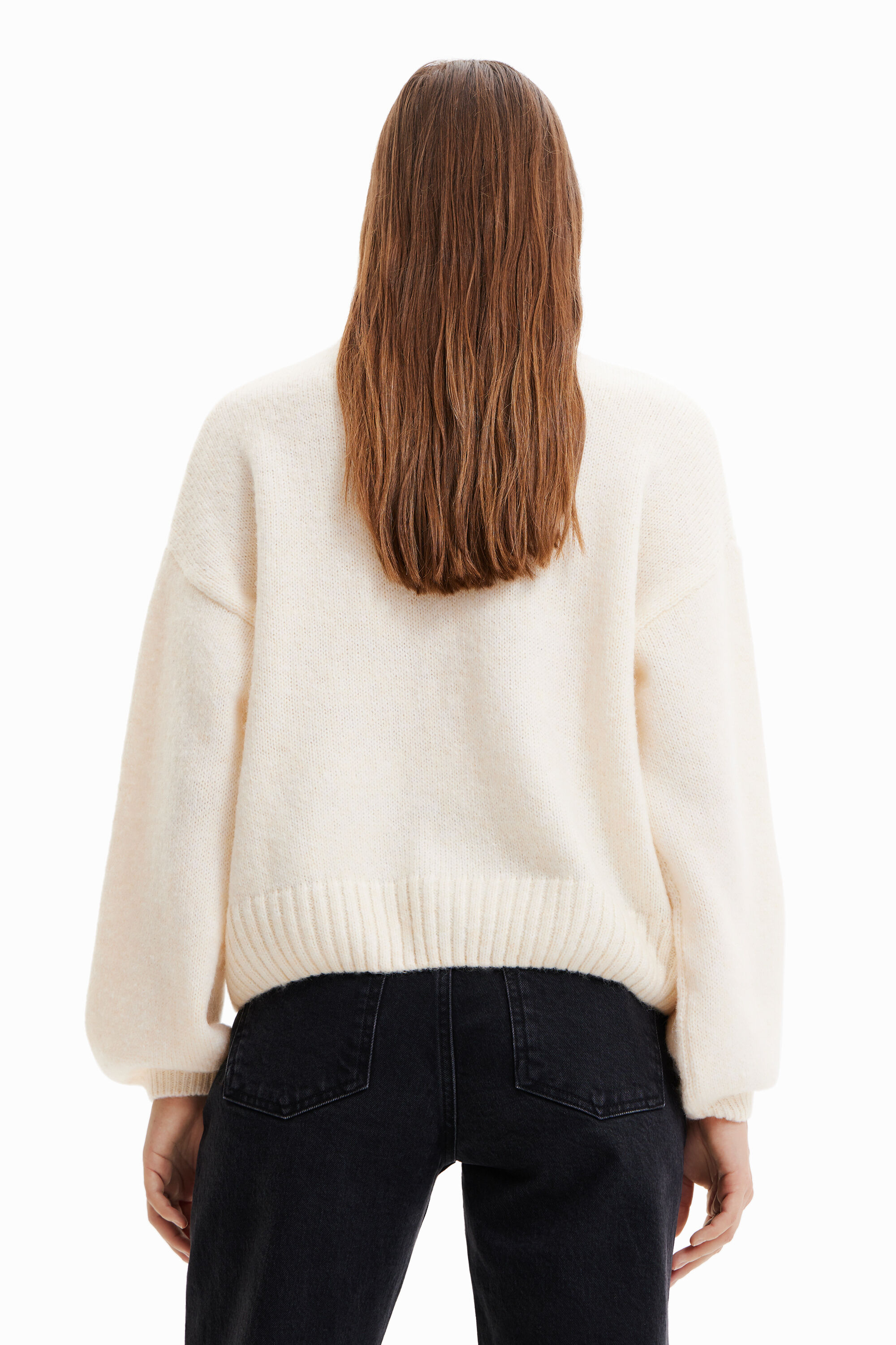 Pull oversize cœur