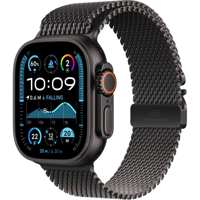 Apple MXKF3ZM/A accessoire intelligent à porter sur soi Bande Noir Titane