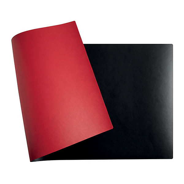 Exacompta Sous-mains souple 40 x 80cm - Noir / Rouge