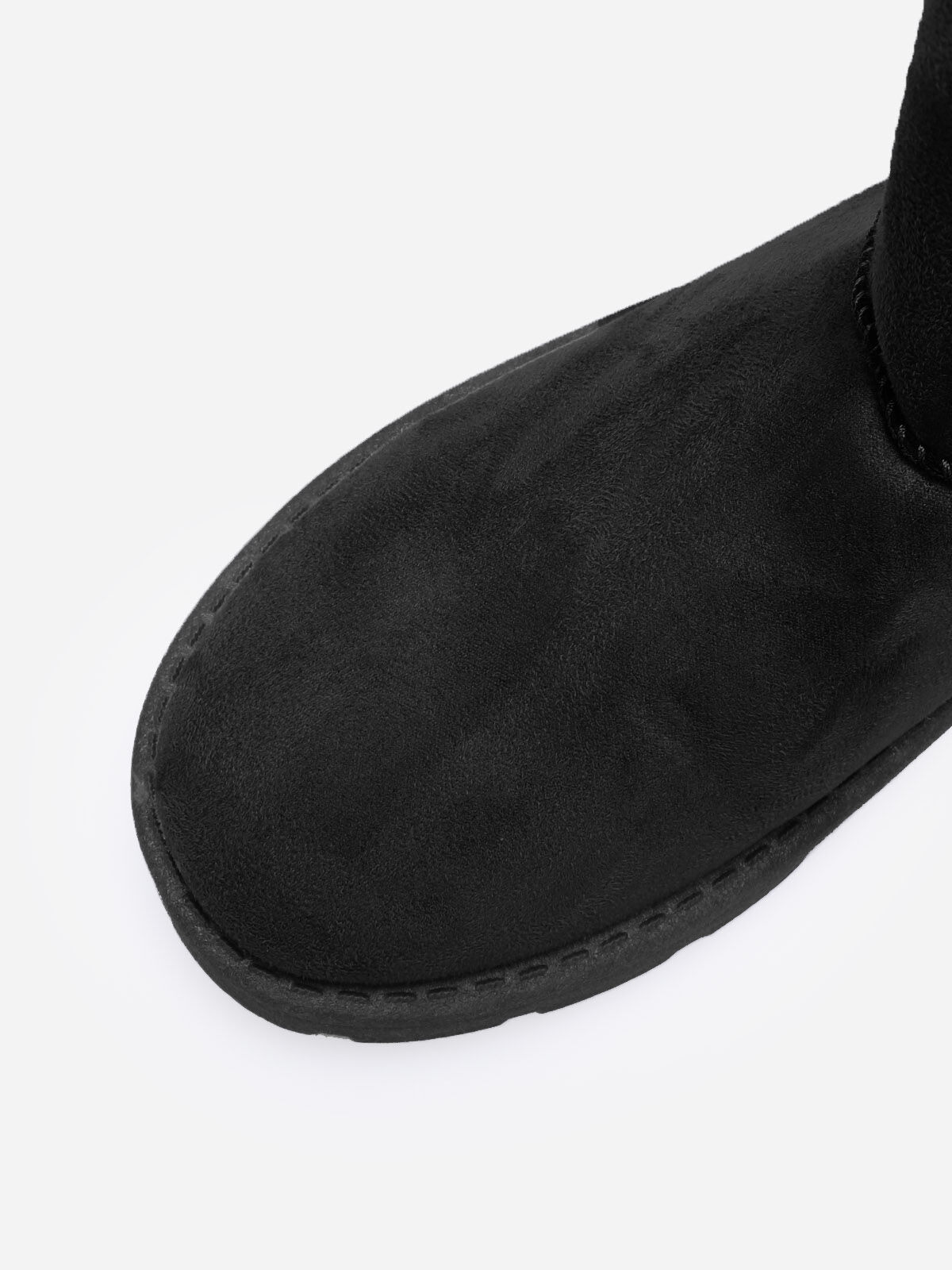 Boots en suédine fourrées- Noir