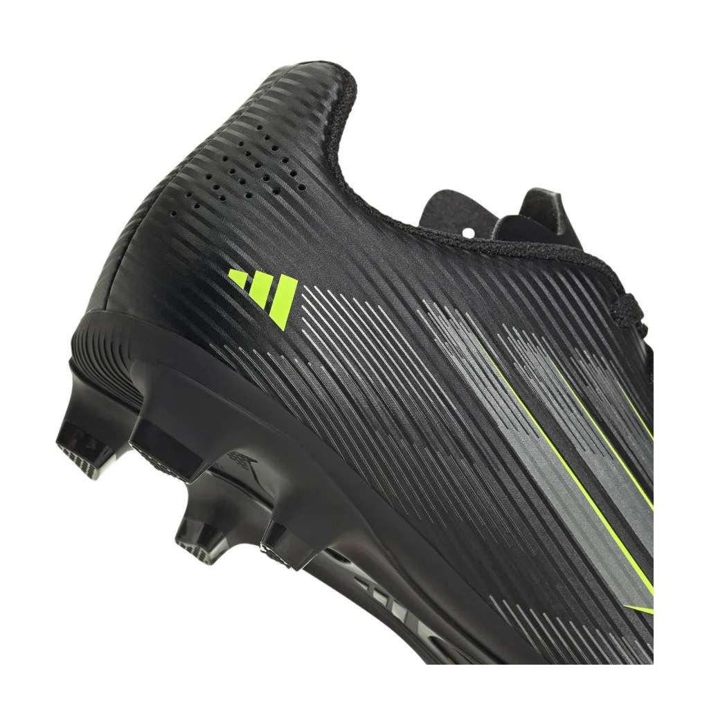 adidas Performance F50 Club FG/MGjunior voetbalschoenen zwart/zilvergrijs/geel