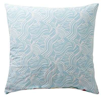 Linge de lit polycoton motif vagues - BECQUET CRÉATION