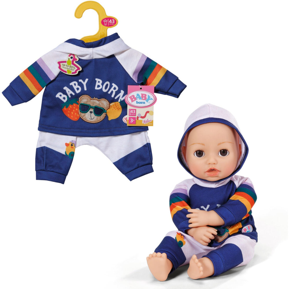 Køb BABY Born Jogging Dragt Navy 43cm