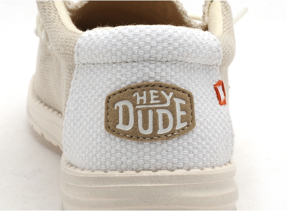 Dude basses homme wally braided blanc