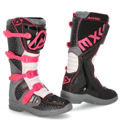 Bottes cross Acerbis X-TEAM BLACK PURPLE 2023 - Noir / Violet