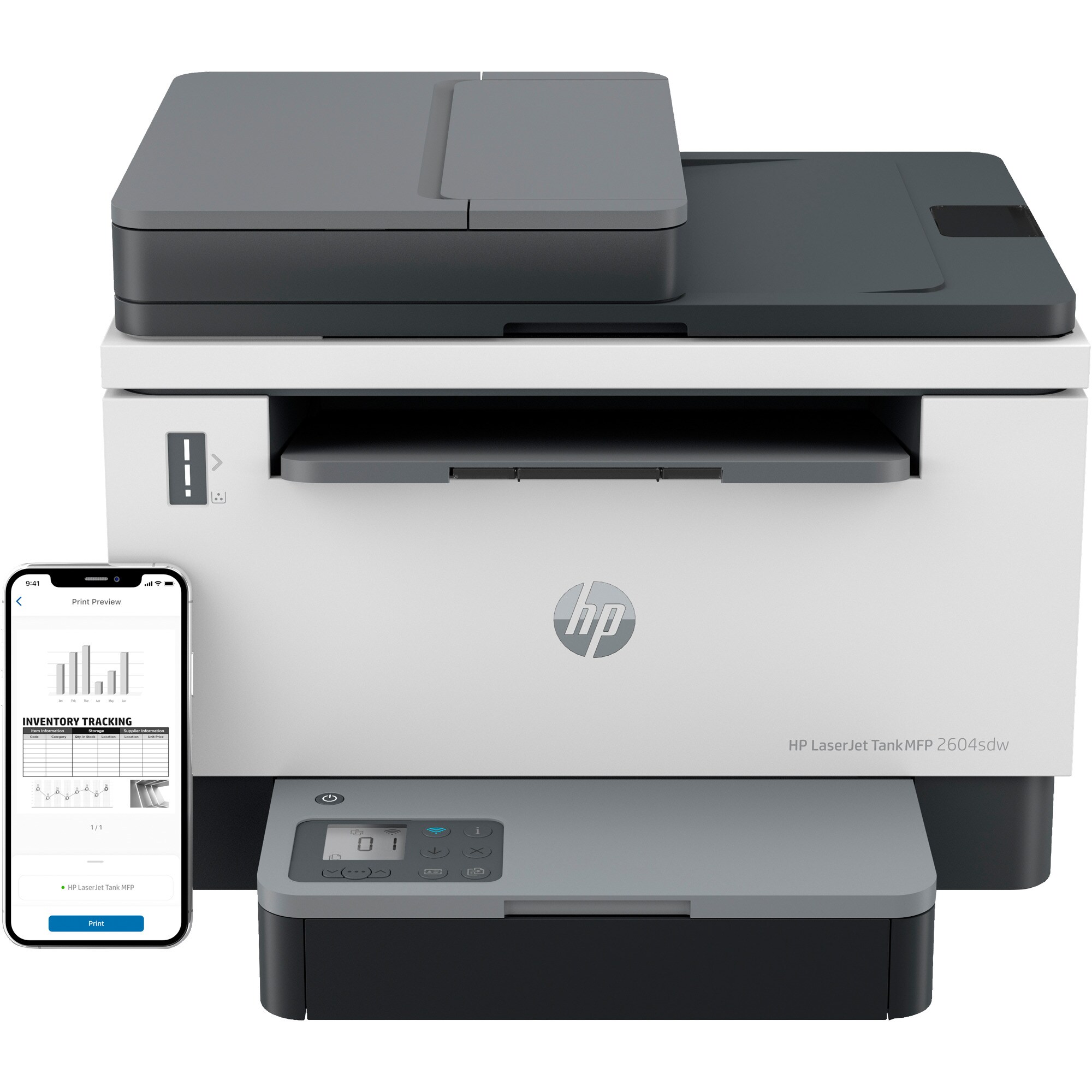 HP Multifunktionsdrucker LaserJet Tank MFP 2604sdw