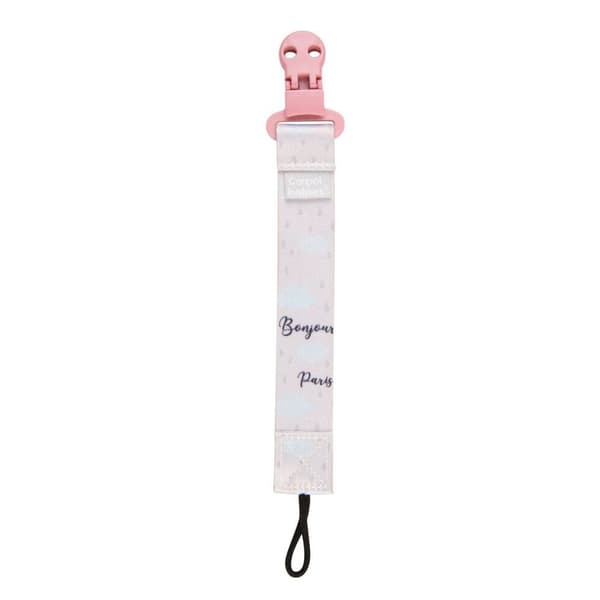 CANPOL BABIES soother clip with ribbon BONJOUR PARIS, 51/026_pin