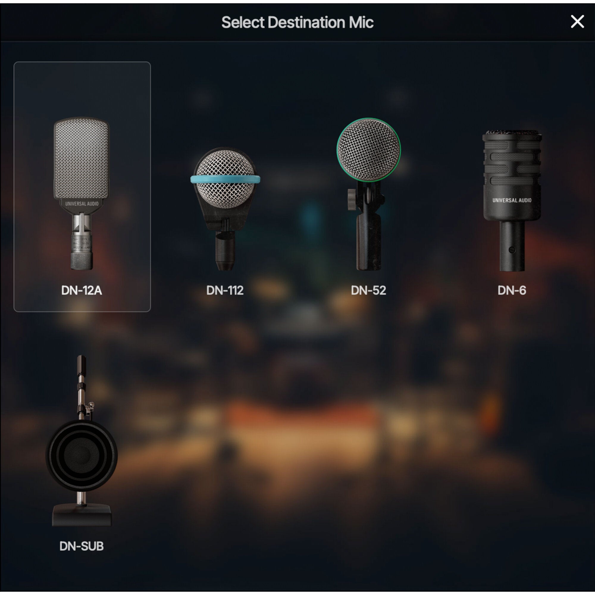 Universal Audio SD-5 bassdrum microfoon