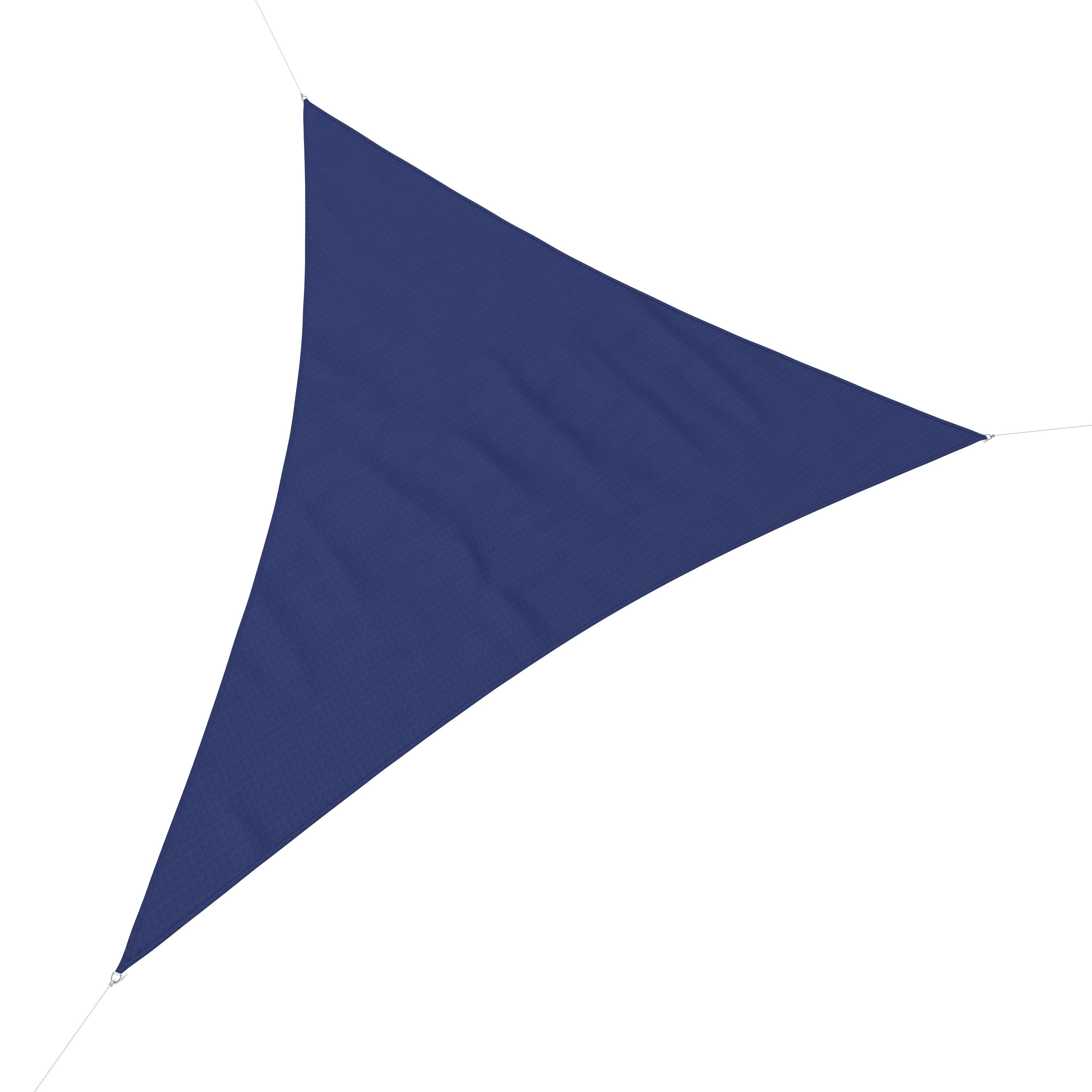 Sonnensegel Dreieck 5 x 5 x 5 m blau