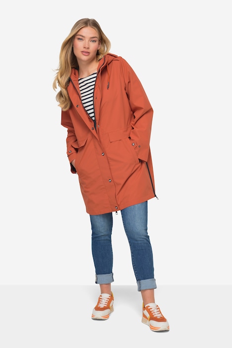 Funktions-Jacke, Kapuze, 2-Wege-Zipper