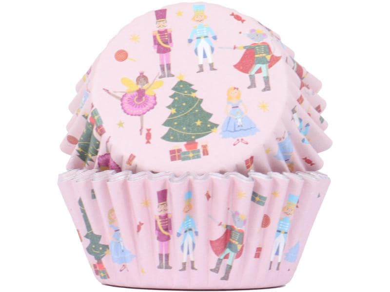 PME Muffin-Backform Nussknacker 30 Stück Muffinförmchen Nussknacker