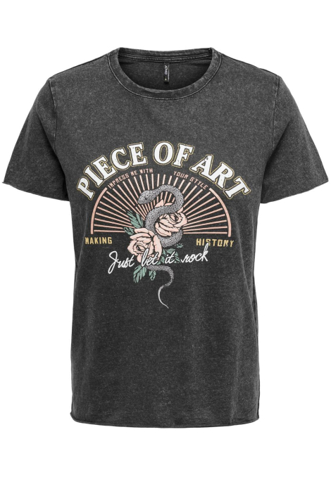 Only zwarte dames t-shirt