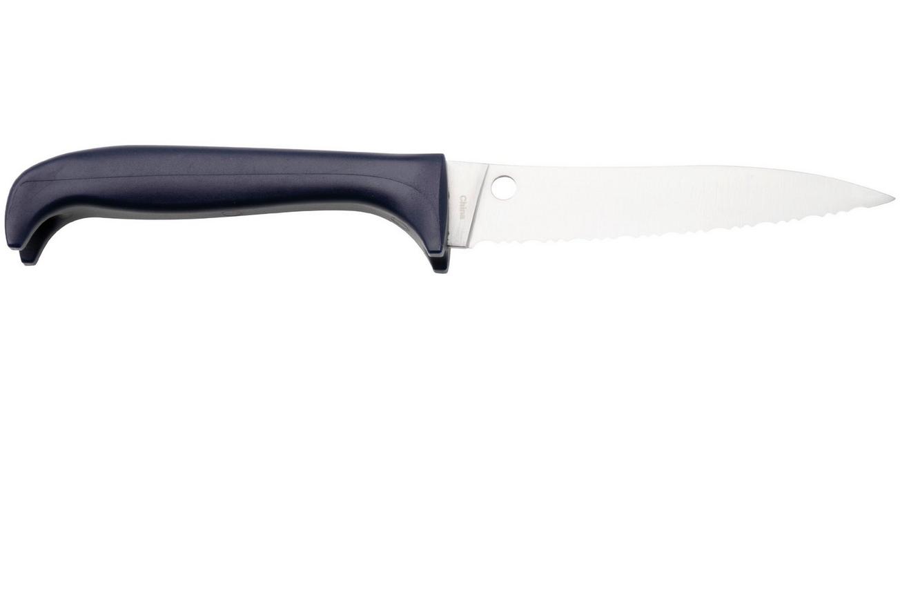 Spyderco Counter Puppy gekarteld tomatenmes paars, K20SPR