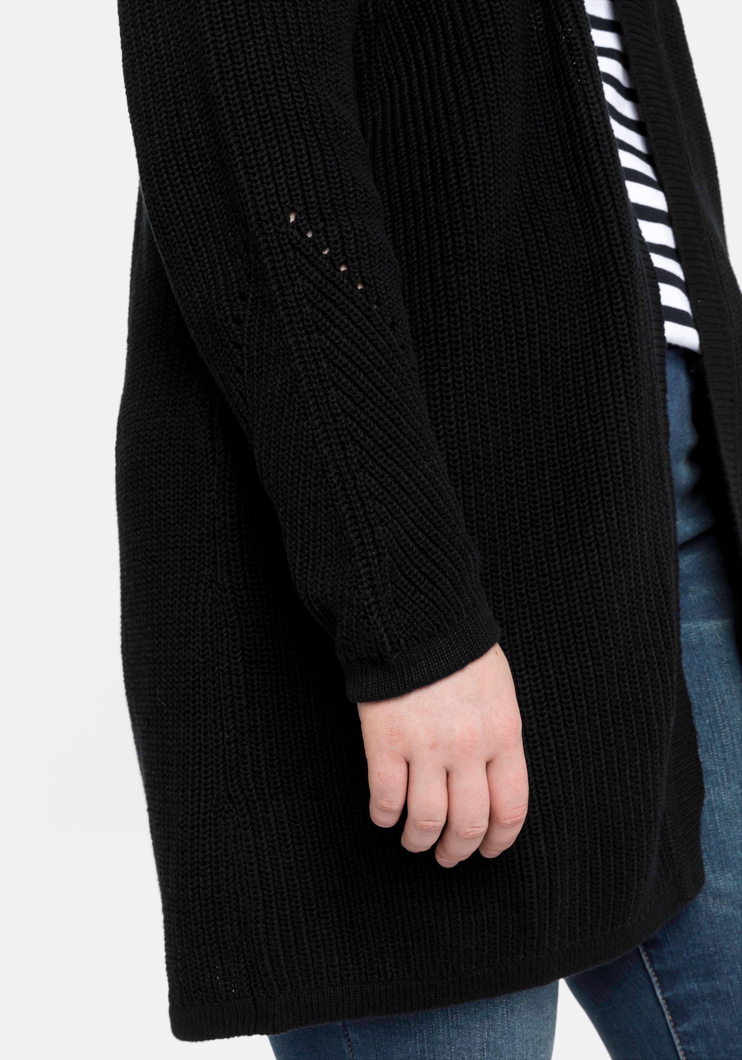 Cardigan aus Grobstrick, in offener Form