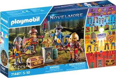 Playmobil 71487 Novelmore Byggesett Mine Figurer: Ridderne Av Novelmore