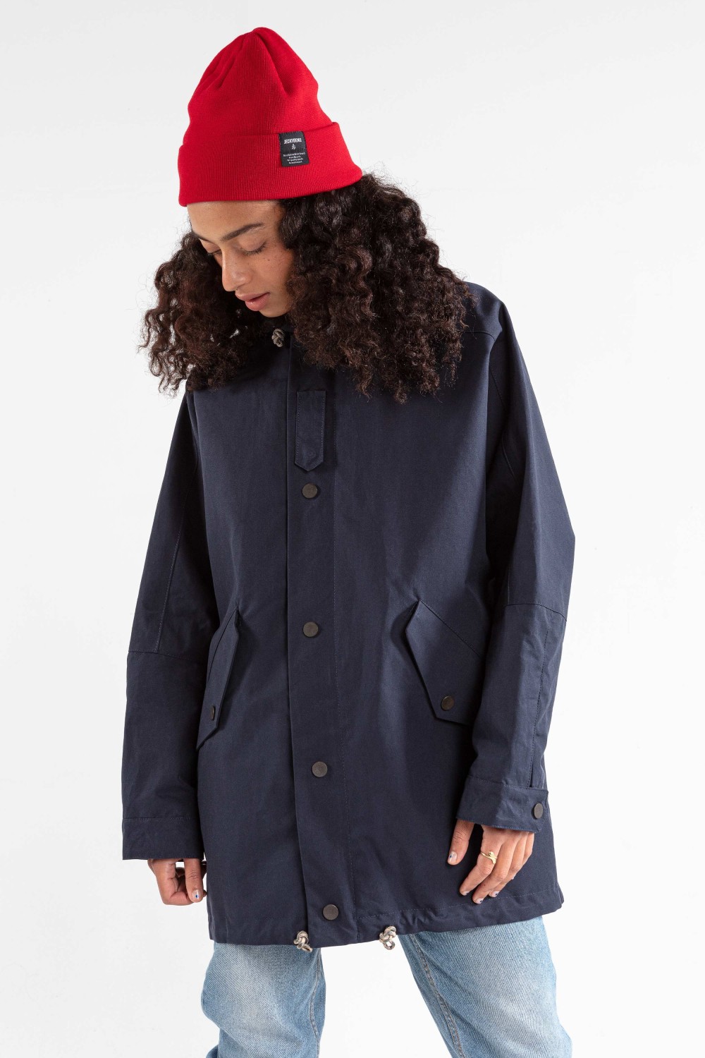 Jeckybeng The Ladies Coat Dark Navy