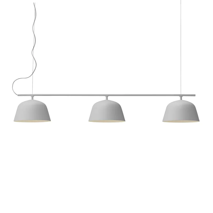 Muuto - Ambit Rail Pendelleuchte, grau