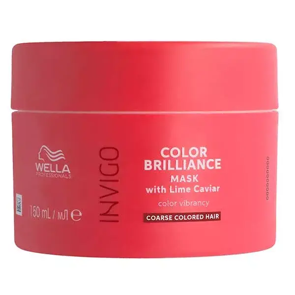 Máscara Capilar Wella Professionals Invigo Color Brilliance para Cabelos Grossos e Coloridos 150ml