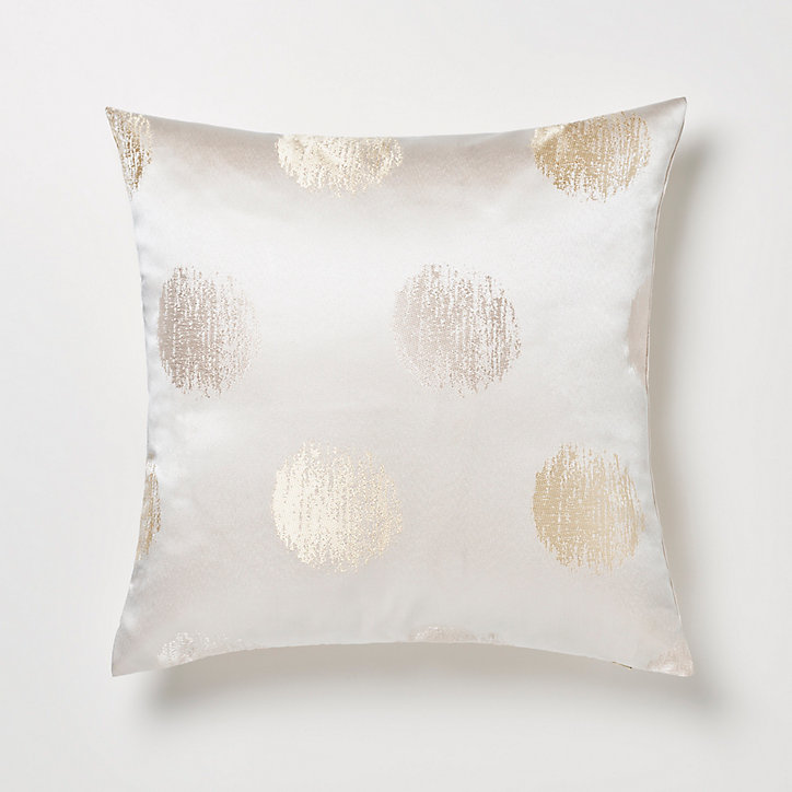 Coussin GoodHome Kolla naturel 45 x 45 cm