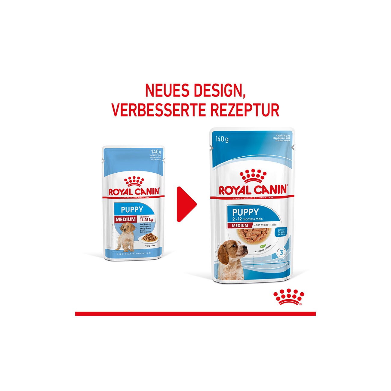 ROYAL CANIN Medium Puppy in Soße 10x140 g