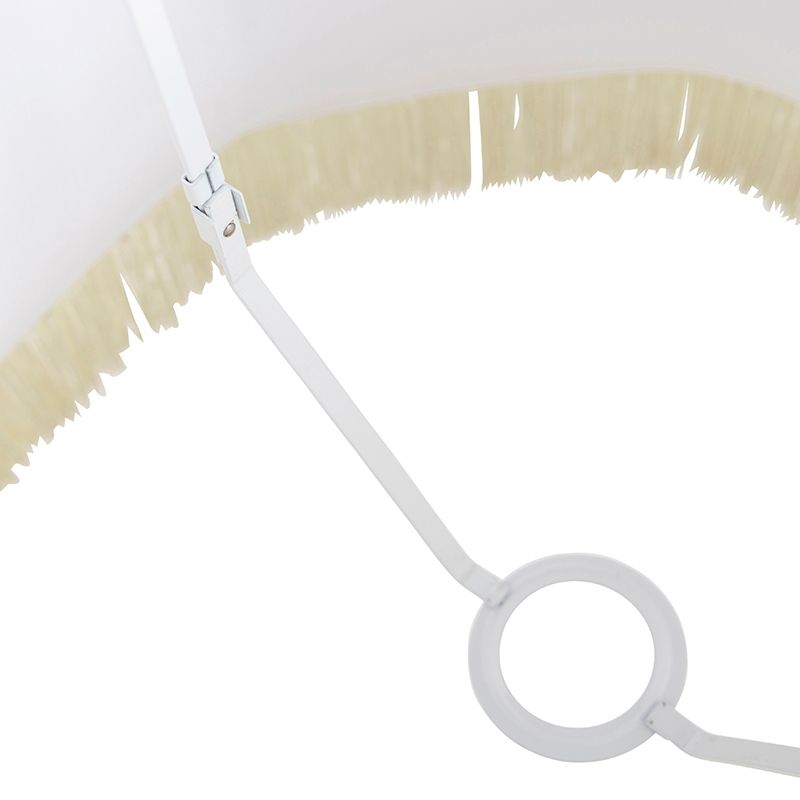 Zijden lampenkap creme 45/30/44 - Granny