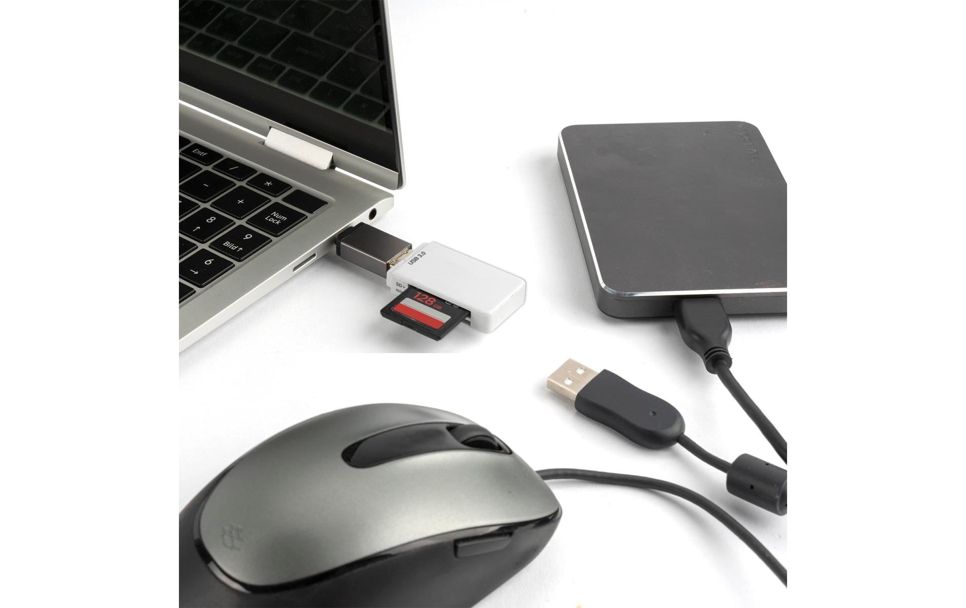 USB 3.0 Adapter 2-Set USB-C Stecker - USB-A BuchseZwei Passive Adapter mit USB-C-Stecker auf USB-A-Buchse