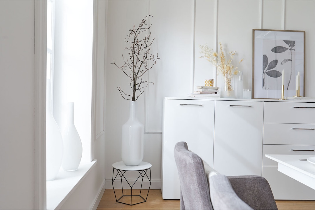 LEONARDO Vase MILANO 64 cm weiß