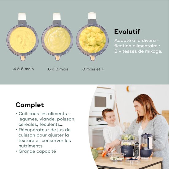 Nutribaby(+) XL Robot multifonctions bébé Grande capacité   de               Babymoov