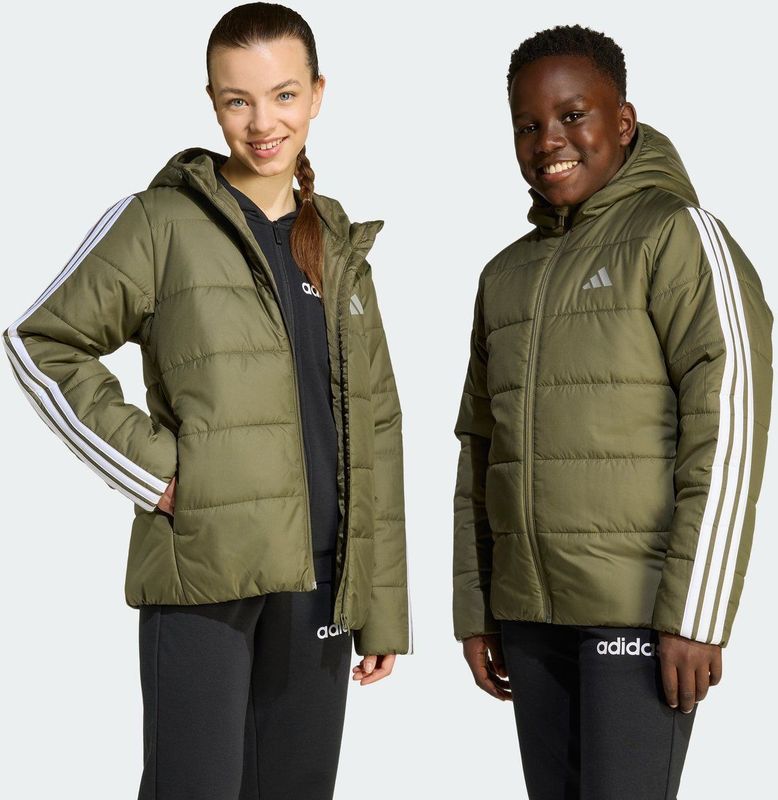 Adidas - Essentials 3-Stripes Padded Jack - Junior - Tussenjas