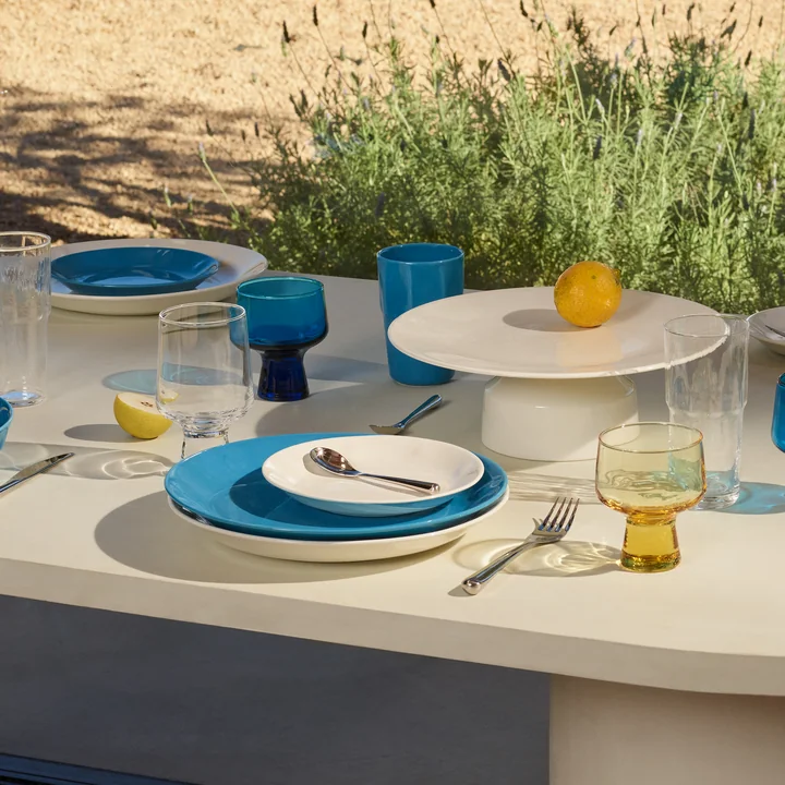 Iittala - Solare Serviertablett, Ø 24 x 14 cm, weiss