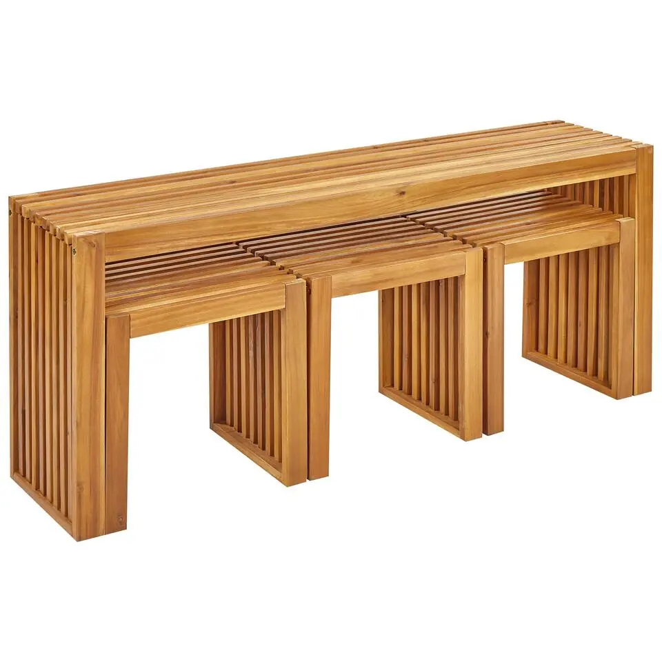 BELLANO - Tuinset 3-zits - Lichthout - Acaciahout