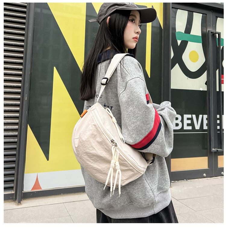 Wavecho - Canvas Crossbody Tas met Rits