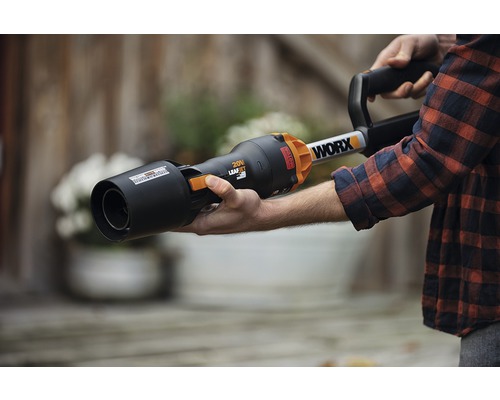 WORX Nitro 20V 209km/u WG543E.9 snoerloze bladblazer, borstelloze motor + GRATIS bonusartikel 20V accu WA3644 (4,0Ah)